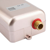 3800W Mini Electric Tankless Instant Hot Water Heater Bathroom Kitchen Washing Golden