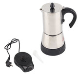300ml Electric Stainless Steel Espresso Coffee Mocha Pot Electric Coffee Maker In Australia - Darrahopens