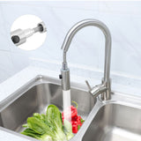 Brass Single Handle Pull Down Brushed Nickel Kitchen Sink Faucet( G3/8")