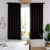2pcs Set Black Durable Thickened Mildew proof Lightproof Curtain Household(5#) In Australia - Darrahopens