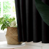2pcs Set Black Durable Thickened Mildew proof Lightproof Curtain Household(5#) In Australia - Darrahopens