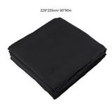 2pcs Set Black Durable Thickened Mildew proof Lightproof Curtain Household(5#)