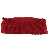 Polyester 3+2 Seat Corner Sofa Cover L Shape Slipcover Home Furniture Protector (Wine Red) In Australia - Darrahopens