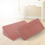 Bed Wedge Pillow Leg Elevation Back Lumbar Support Cushions Waterproof PU Leather Cover In Australia - Darrahopens
