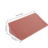 Bed Wedge Pillow Leg Elevation Back Lumbar Support Cushions Waterproof PU Leather Cover