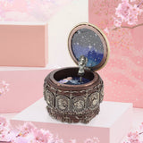 Vintage Music Box with 12 Constellations Rotating Goddess Twinkling LED Light(Cancer) In Australia - Darrahopens