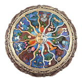 Vintage Music Box with 12 Constellations Rotating Goddess Twinkling LED Light(Cancer)