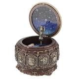 Vintage Music Box with 12 Constellations Rotating Goddess Twinkling LED Light(Libra) In Australia - Darrahopens