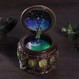 Vintage Music Box with 12 Constellations Rotating Goddess Twinkling LED Light(Libra) In Australia - Darrahopens