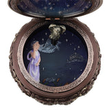 Vintage Music Box with 12 Constellations Rotating Goddess Twinkling LED Light(Libra)