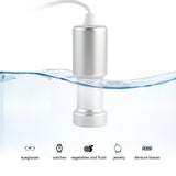 Portable Ultrasonic Fruits Eyeglass Cleaner Necklace Jewelry Cleaning Machine