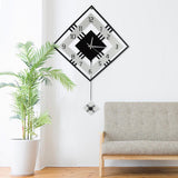 Modern Wall Mounted Clock Pendulum Hanging Clock Home Office Decor In Australia - Darrahopens