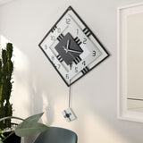 Modern Wall Mounted Clock Pendulum Hanging Clock Home Office Decor In Australia - Darrahopens