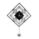 Modern Wall Mounted Clock Pendulum Hanging Clock Home Office Decor In Australia - Darrahopens