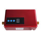 220V 5.5KW Mini Instant Electric Water Heater Tankless Shower Hot Water System Kitchen Red