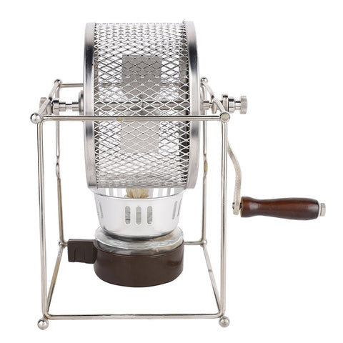 1Pc Mini Manual Coffee Beans Roasting Machine DIY Stainless Steel Rollers with Handle In Australia - Darrahopens
