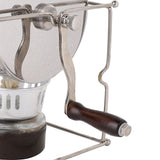 1Pc Mini Manual Coffee Beans Roasting Machine DIY Stainless Steel Rollers with Handle