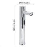 G1/2" Automatic Sensor Faucet Hands Free Bathroom Medical Sink Mixer Water Tap