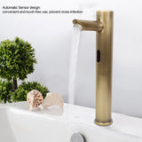 Automatic Sensor Bathroom Basin Hands Free Water Faucet Mixer Wash Basin Taps Vintage