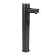 Automatic Sensor Bathroom Basin Hands Free Water Faucet Mixer Wash Basin Taps Black Coating