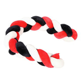Baby Braided Crib Bumper Long Baby Nursery Cushion Knot Soft Snake Pillow (6.56ft)