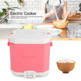 300W 1.5L Domestic Mini Rice Electric Cooker Steamer with Handle