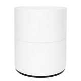 2 Layers Modern Bedside Table Bedroom Side End Stand Multi Functional Round Storage Unit
