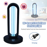 A C 220 V 38 W 254NM UV+ Ozone Timer Light with Remote Control Lamp 3 Levels Adjustable T-ime Setting Timing Function Working Modes Indicator Pilot Lamp Design Mini Portable for Home Livng Room Dining Room Bedroom Office In Australia - Darrahopens