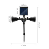D C 6 V 3W Solar Powered Energy 36 LEDs Wall Lamp Lawn Light Sensitive Light C-ontrol/ PIR Motion Sensor Sensing Warm White 4 Adjustable Working Modes IP65 Water Resistance Design Built-in 2 * 2600mAh High Capacity Rechargeable Cell for Patio Courtyard Ya