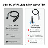 USB to Wireless DMX Transmitter Adapter for Stage Lighting Control