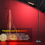 RGBCW LED Floor Lamp Modern Standing Light Dimming for Living Room Bedroom Office Eye Protection Reading Lamp Touch & Remote Control RGB Color Changing Floor Light