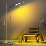 RGBCW LED Floor Lamp Modern Standing Light Dimming for Living Room Bedroom Office Eye Protection Reading Lamp Touch & Remote Control RGB Color Changing Floor Light