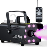 LED Fog Machine 500W 3 Colors &amp; Strobe Effect Party Wedding Holiday Smoke Machine with Remote Control Timer and Adjustable LED Lights Perfect for Family Gatherings Halloween Festival In Australia - Darrahopens