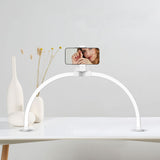 Half Moon Nail Lamp Lash Embroidery Beauty Lamp Adjustable 10 levels of brightness and 3 levels of color temperature Desktop Nail & Beauty Refill Lamp In Australia - Darrahopens