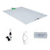 150W Dimmable Full Spectrum Indoor Plant Growth Light Quantum Board Grow Light Veg and Bloom Dual Switch Hanging Plant Growing Lamp for Seedlings Flowers Greenhouse Indoor Gardening