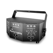 Full Color Beam Stage Light 64 Patterns Support Auto Mode/Sound Control Mode/DMX Control for Clubs KTV Wedding Prom Concerts