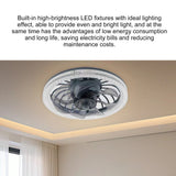 Ceiling Fan Light Bedroom Home E27LED Fan Light With Remote Control Speed and Brightness Adjustable