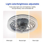 Ceiling Fan Light Bedroom Home E27LED Fan Light With Remote Control Speed and Brightness Adjustable In Australia - Darrahopens