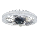 Ceiling Fan Light Bedroom Home E27LED Fan Light With Remote Control Speed and Brightness Adjustable