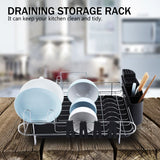 Sturdy Durable Draining Storage Rack for Bowls Dishes Kitchen Household