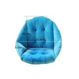 Office Chair Seat Cushion Comfortable Soft Easy to Clean Warm Velvet Back Cushion Beige In Australia - Darrahopens