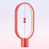 USB Powered Eye care Magnetic Switch LED Night Lamp Decoration Desk Light (Red)