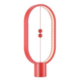 USB Powered Eye care Magnetic Switch LED Night Lamp Decoration Desk Light (Red)