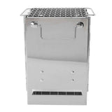 Camping Wood Stove Foldable Stainless Steel Integrated Mini BBQ Grill for Warm Outdoor Picnic