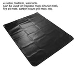 Grill Mats Double Sided Silicone Fireproof Reusable Foldable BBQ Pads for Outdoor Camping Garden Yard Picnic 152x122CM Rectangle