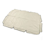 Waterproof Outdoor Swing Canopy Replacement 420D Silver Coated Oxford Fabric Swing Chair Canopy for Outdoor Garden Patio Beige