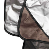Waterproof Outdoor Swing Canopy Replacement 420D Silver Coated Oxford Fabric Swing Chair Canopy for Outdoor Garden Patio Coffee
