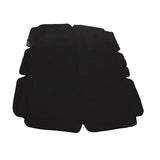 Waterproof Outdoor Swing Canopy Replacement 420D Silver Coated Oxford Fabric Swing Chair Canopy for Outdoor Garden Patio Black