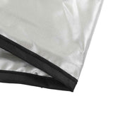 Waterproof Outdoor Swing Canopy Replacement 420D Silver Coated Oxford Fabric Swing Chair Canopy for Outdoor Garden Patio Black