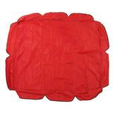 Swing Canopy 210D Silver Coated Oxford Waterproof UV Proof for Outdoor Patio Yard Chair 142x120x18cm Red